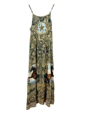 Market of Stars Boheme Slip Dress Born to Run L/XL New $148